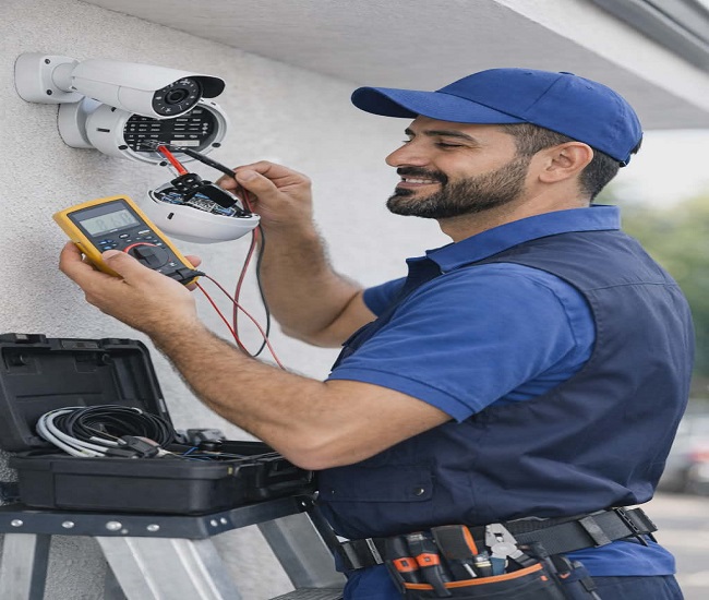 فني تركيب كاميرات المراقبة في جدة