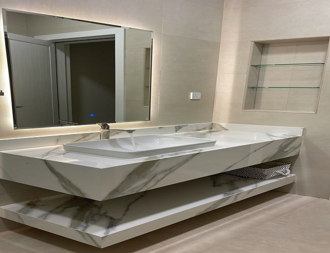 مغاسل رخام مع إضاءة مخفية المدينة المنورة