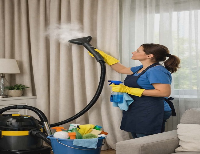 تنظيف ستائر معلقة بالمدينة المنورة