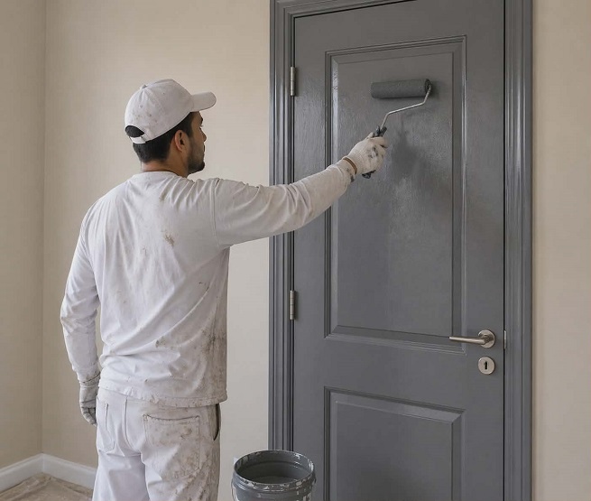 دهان الابواب والاخشاب وغرف النوم