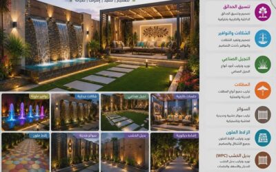 تنسيق حدائق جدة 0565418040 بخدمات احترافية شاملة لتحويل حديقتك لمساحة فاخرة مميزة